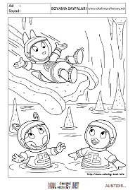 back-yardigans boyama sayfaları
